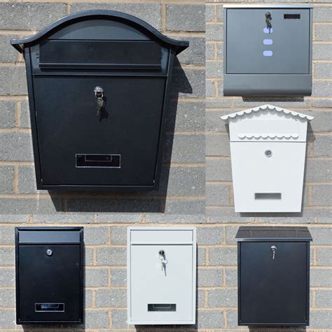 metal exterior post boxes|outdoor letter boxes strong metal.